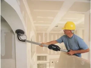 Serviço de lixa com máquina